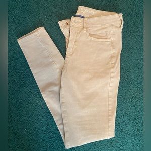 American Eagle Tan Jeans- Size 4
